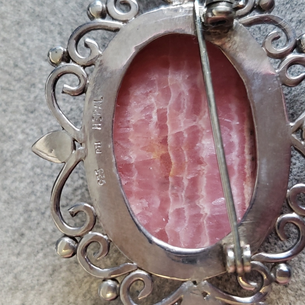 Silver Filigree Brooch - Picture 8 of 9